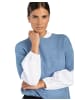More & More Kurzarmpullover in soft blue