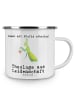 Mr. & Mrs. Panda Camping Emaille Tasse Theologe Leidenschaft mit... in Weiß