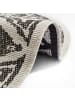 Teppich Boss Runder In- und Outdoor Wendeteppich Lilja Schwarz