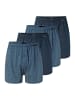 Schiesser Boxershorts Singel-Jersey in Dunkelblau