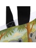 Mr. & Mrs. Panda Badetasche Koala Familie Design mit Spruch in Weiß