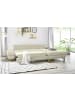 Furn.Design Ecksofa beige Struktur-Stoff, Sofa mit Bettfunktion und Stauraum 284 cm