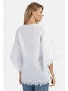 VIRITA Women Poncho in Weiss Pink
