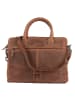 mh michael heinen Leather Bag, Messenger-Bag, Umhängetasche, in Middle Brown