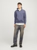 Jack & Jones Sweatshirt mit halbem Reißverschluss in Nightshadow Blue