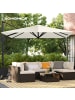 SONGMICS Sonnenschirm Sheld in Beige - (D)300 x (H)300 cm