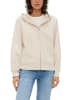 S. Oliver Sweatshirt Jacke in Beige