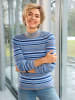 WITT WEIDEN Streifenpullover in himmelblau-jeansblau-geringelt