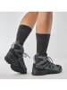 SALOMON Trekkingschuh X WARD LEATHER MID GTX in india ink/black/stormy weather