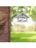 relaxdays Vogelfutterhaus in Grau/ Grün - (B)42,5 x (H)35 x (T)40,5 cm