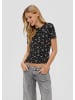QS T-Shirt in 99A1_schwarz
