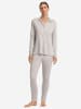 Hanro Pyjamahose Grand Central in silver vapor