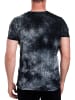 Rusty Neal Color Tie Dye Batik T-Shirt mit Logo-Print in Anthrazit