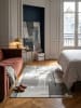 KADIMA DESIGN Teppich Niederflor Patchwork pflegeleicht Wohnzimmer Flur Esszimmer in Grau