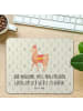 Mr. & Mrs. Panda Mousepad Alpaka Stolz mit Spruch in Kaktus Grün