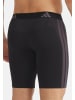 Adidas Sportswear Long Short / Pant Active Micro Stretch in Schwarz / grau
