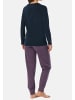 UNCOVER BY SCHIESSER Schlafanzug Nightwear in Blau