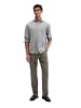 Marc O'Polo Haifischkragen-Hemd shaped in Medium Blue