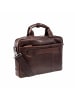 Strellson Aktentasche 'Abbey Charles in Dunkelbraun 39 x 28 x 7 cm'