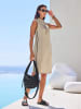 Heine Sweatkleid in sand