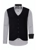 Rusty Neal Hemd mit Weste 2er Set in Grau