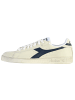 Diadora Game L Low Waxed Ledersneaker Weiß