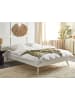 Beliani Doppelbett BERRIC in Weiß - (W) 167 x (H) 38 x (L) 202 cm