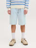 JACK & JONES Junior Baggy Denim 5-Pocket-Shorts Jjialex in blue denim