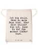 Mr. & Mrs. Panda Sportbeutel Ich bin stolz, dass... mit Spruch in Creme