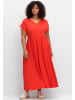 sheego Jerseykleid in rot