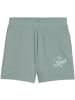 Puma Sporthose "ESS Script High-Waist Shorts 5"" in Grün