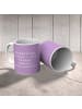 Mr. & Mrs. Panda Tasse Spruch Freiwilliger Held mit Spruch in Lavendeltraum