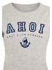 F4NT4STIC Damen T-Shirt PLUS SIZE Ahoi Knut & Jan Hamburg in grau meliert