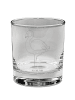 Mr. & Mrs. Panda Whiskey Glas Flamingo Classic ohne Spruch in Transparent