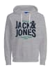 Jack & Jones Sweatshirt 'Mel' in Light Grey Melange