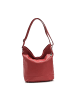 Florence Leder Schultertasche, Shopper Florence Tasche rot ca. 37cm