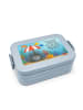 Mr. & Mrs. Panda MEPAL Bentobox Seeigel Design mit Spruch in Blau Pastell