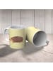 Mr. & Mrs. Panda Kindertasse Igel Herzen ohne Spruch in Gelb Pastell