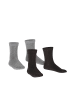 Falke Socken 2er Pack in Schwarz/Grau