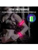 Onamaste LED-Armband mit Batterie in Neonrosa