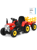 COSTWAY 12V Traktor ab 3 Jahren in Rot