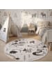 Teppich Boss Kinderteppich Coco 1135, rund - Creme