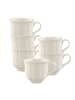 Villeroy & Boch 6er Set Kaffeetassen Manoir 120 ml in weiß