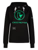 SCHIETWETTER SCHIETWETTER Hoodie Logoprint Gerti in black/neongreen