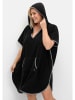 sheego Bade-Poncho in schwarz