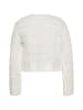 Swirly Damen Pullover in Weiss