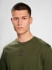 Hummel Sport T-Shirt Kurzarm Funktionsshirt Jersey in Olive