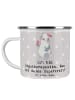 Mr. & Mrs. Panda Trinkbecher Super Ergotherapeutin mit Spruch in Grau Pastell