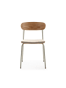 CALICOSY 2er-Set Stühle ADRIANA  in Beige / Weiß  - (W) 46  x (H) 47  x (L) 51  cm