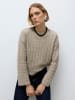 Vero Moda Strickpullover in Natural Melange